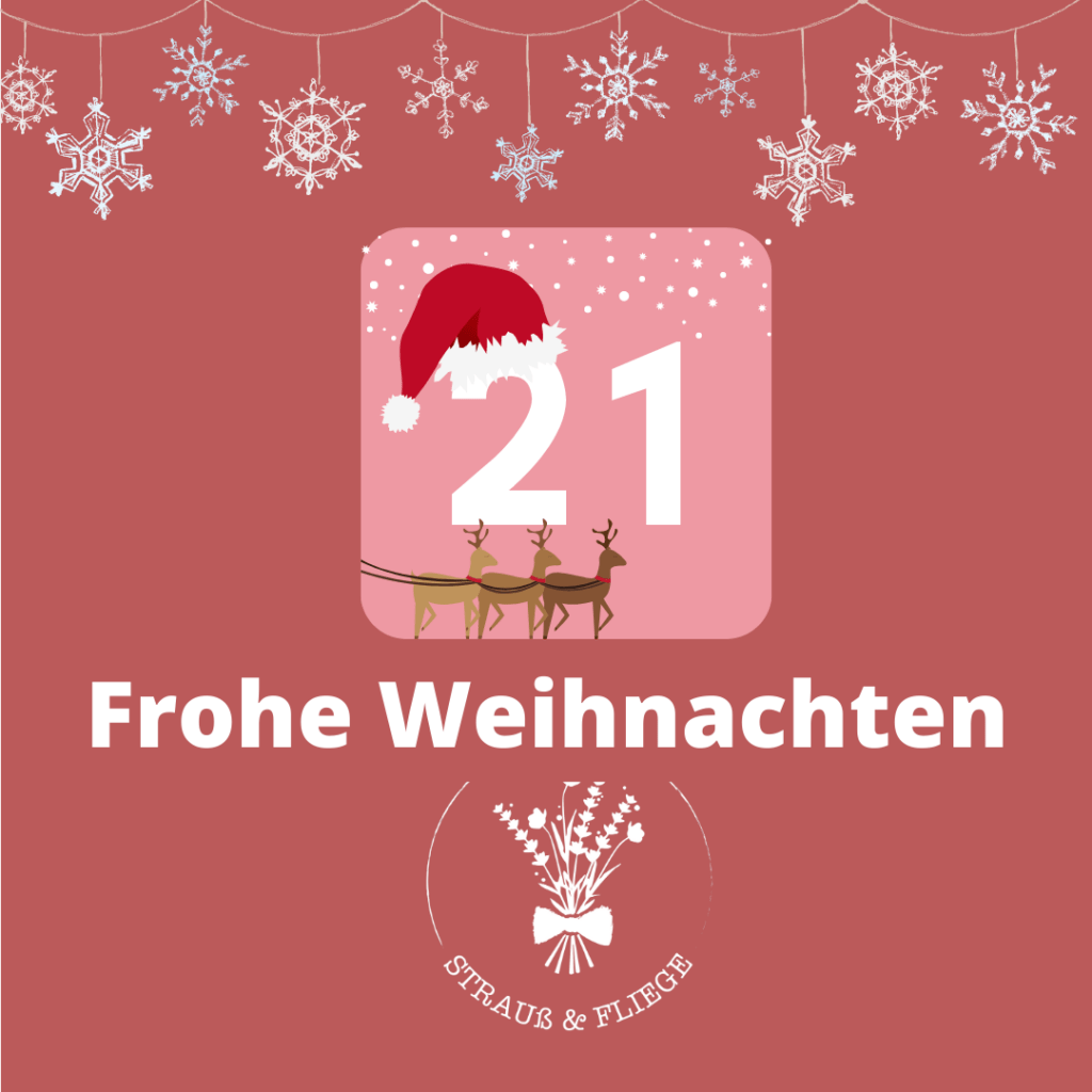 Der Strauß & Fliege Adventskalender 2020 als Gewinnspiel