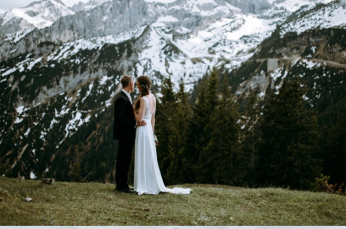 Freie Trauung in den Alpen | Hochzeit Kreuzjochhaus | Strauß & Fliege